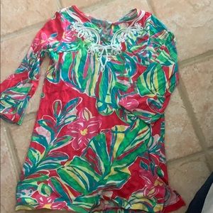 Lily Pulitzer girls tunic dress size 6-7 / medium